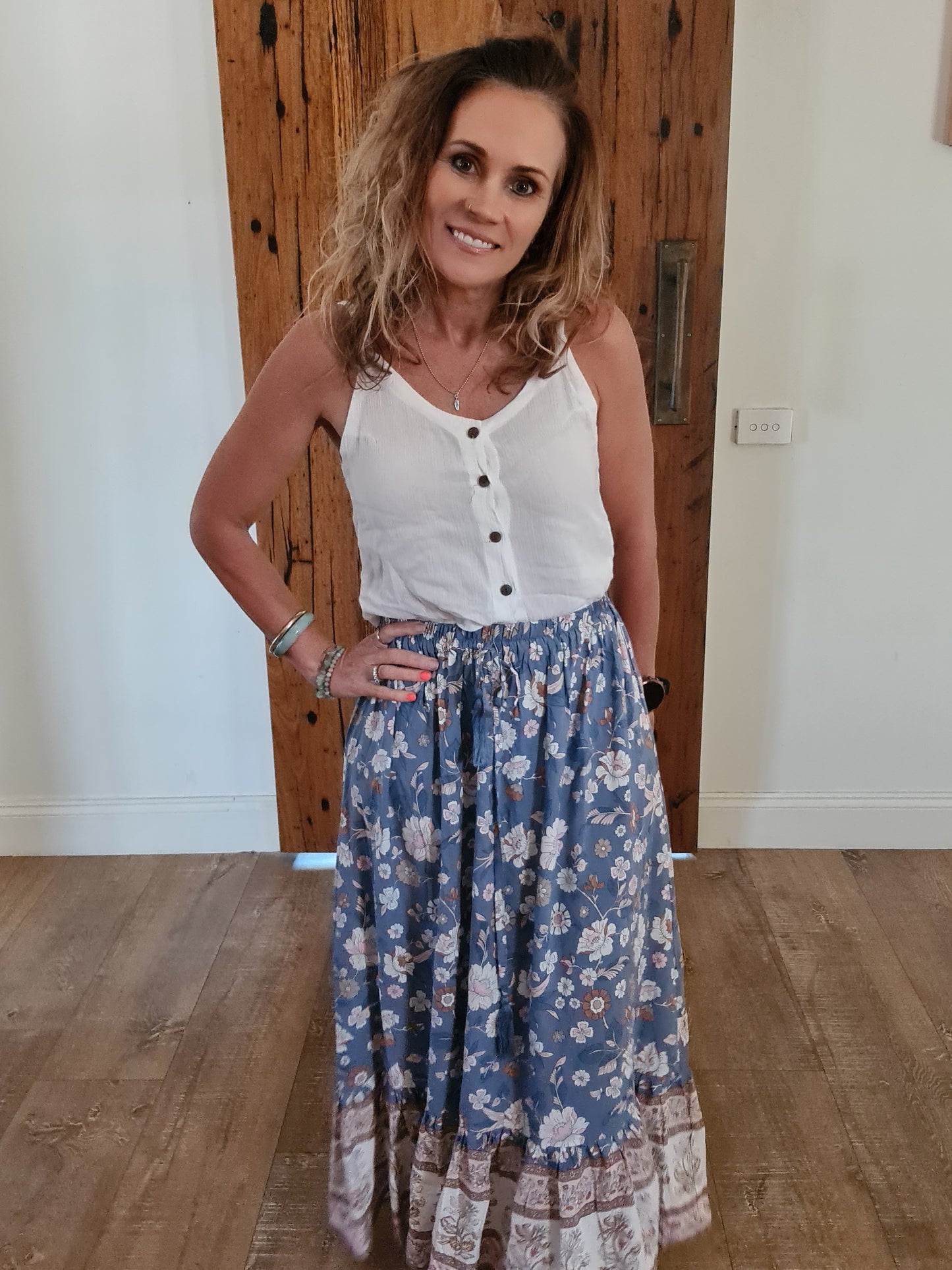 Gypsy Skirt Cornflower O/S