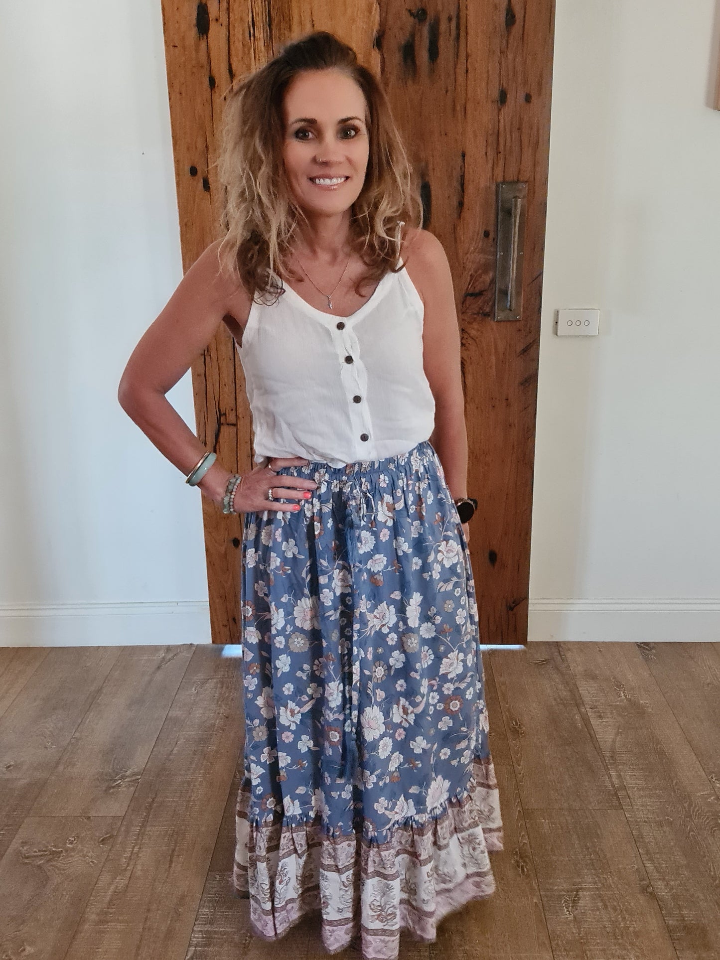 Gypsy Skirt Cornflower O/S