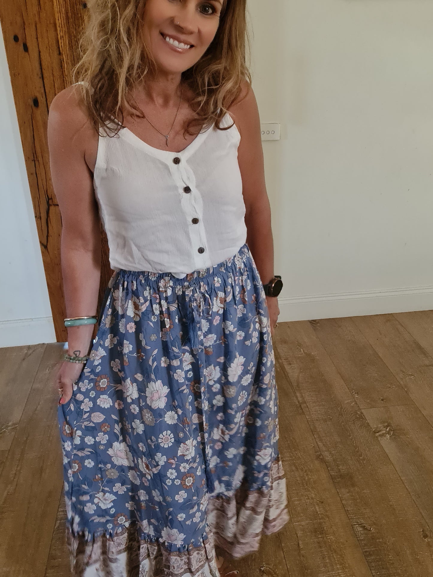 Gypsy Skirt Cornflower O/S