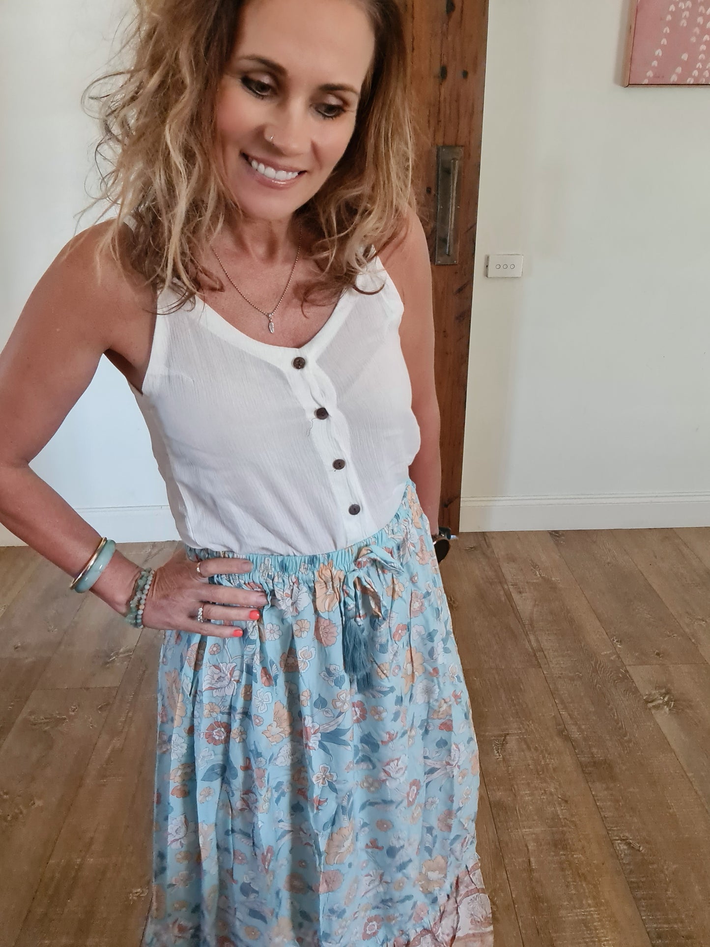 Gypsy Skirt Seafoam O/S