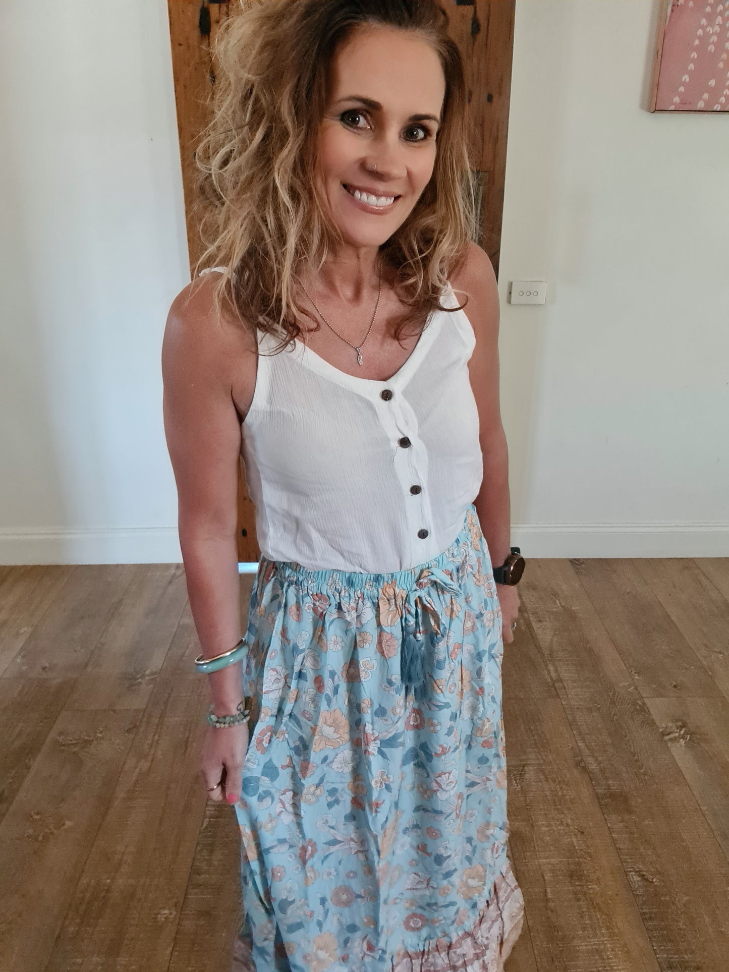 Gypsy Skirt Seafoam O/S