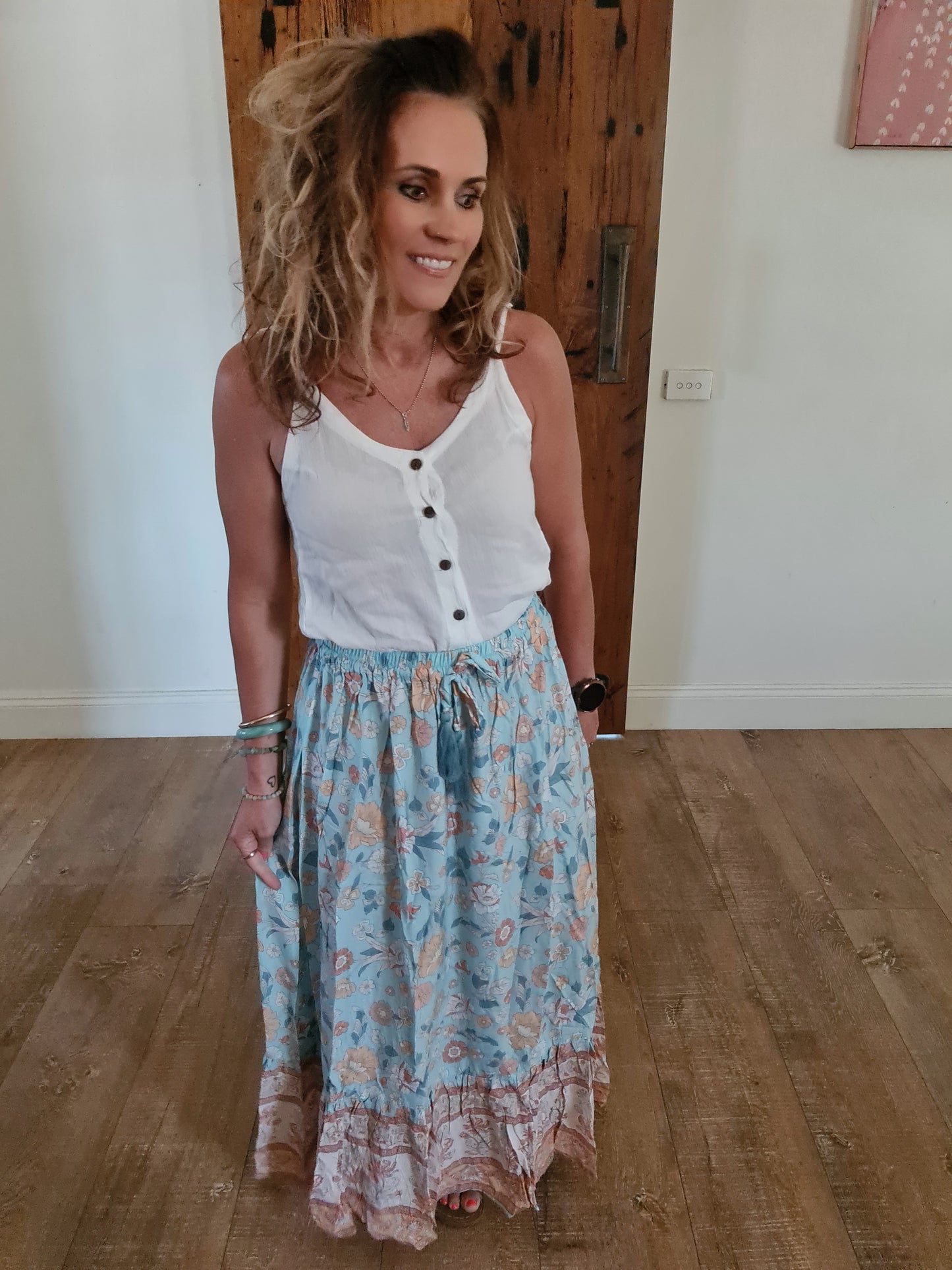 Gypsy Skirt Seafoam O/S