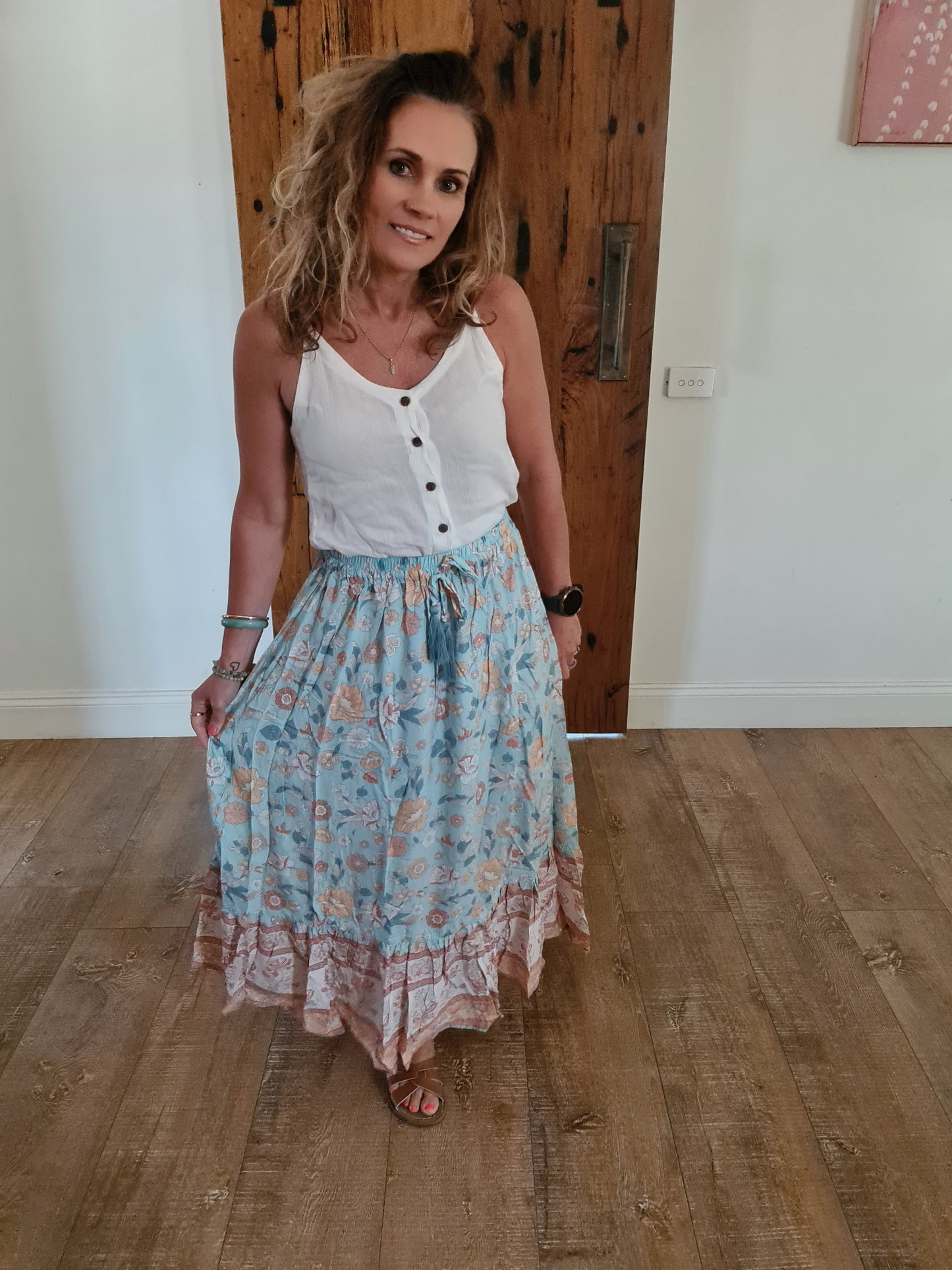 Gypsy Skirt Seafoam O/S