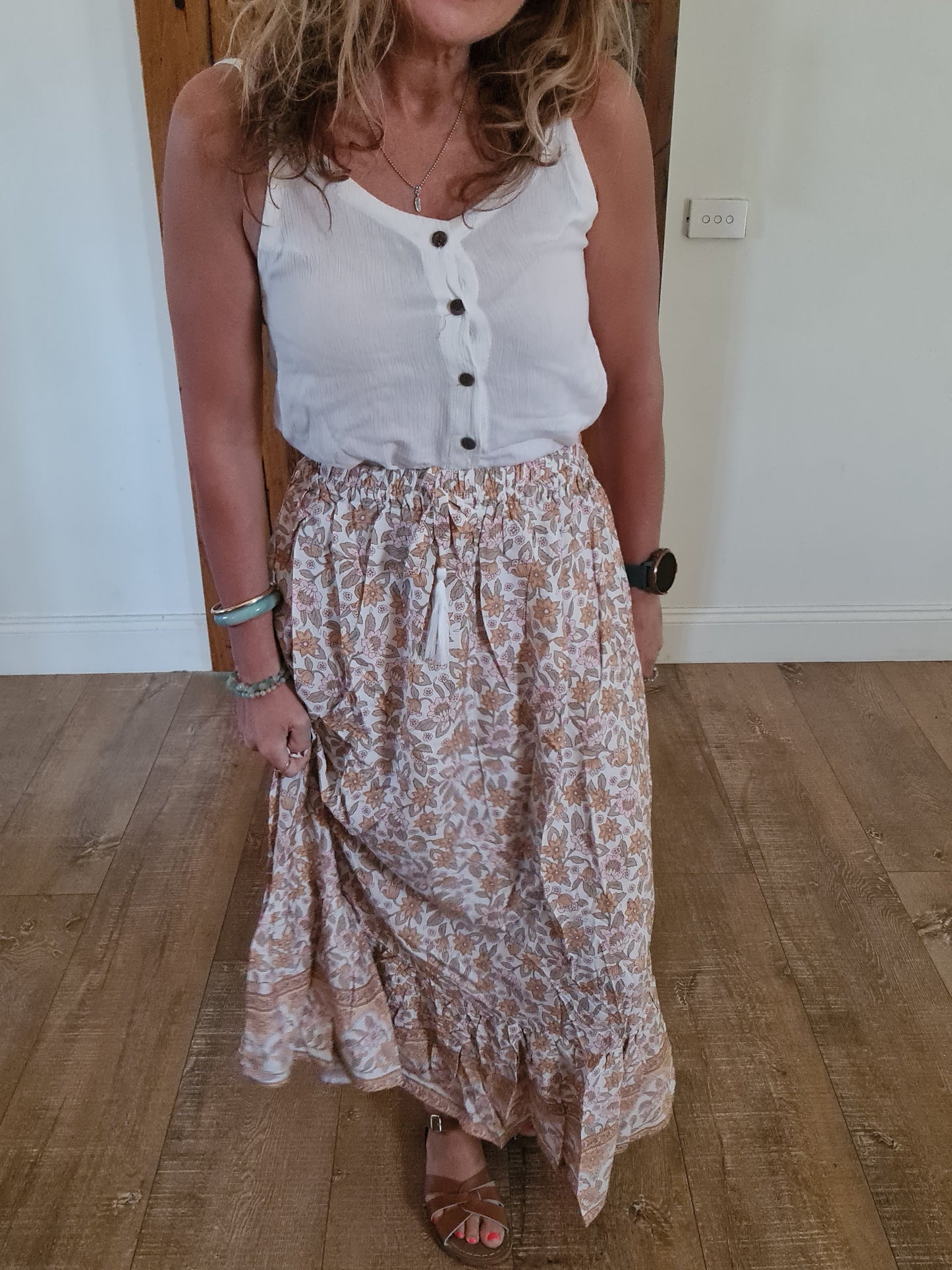 Gypsy Skirt Oatmeal O/S