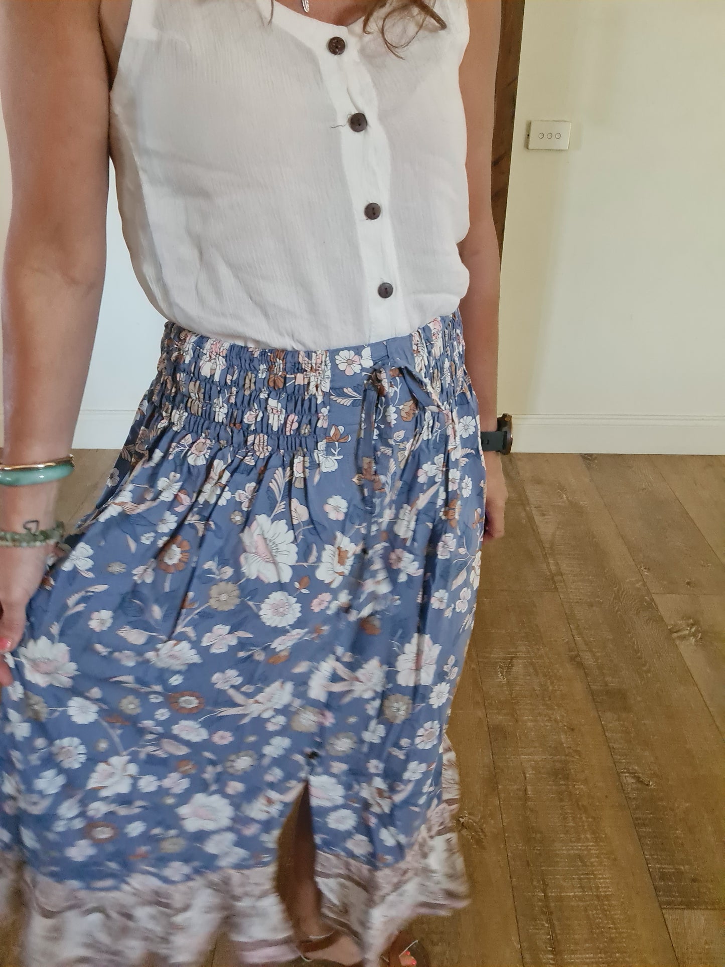 Rune Skirt Cornflower O/S