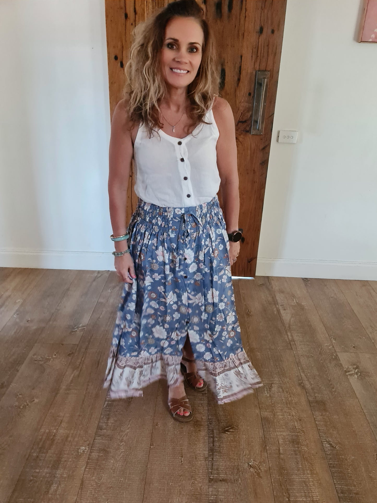 Rune Skirt Cornflower O/S