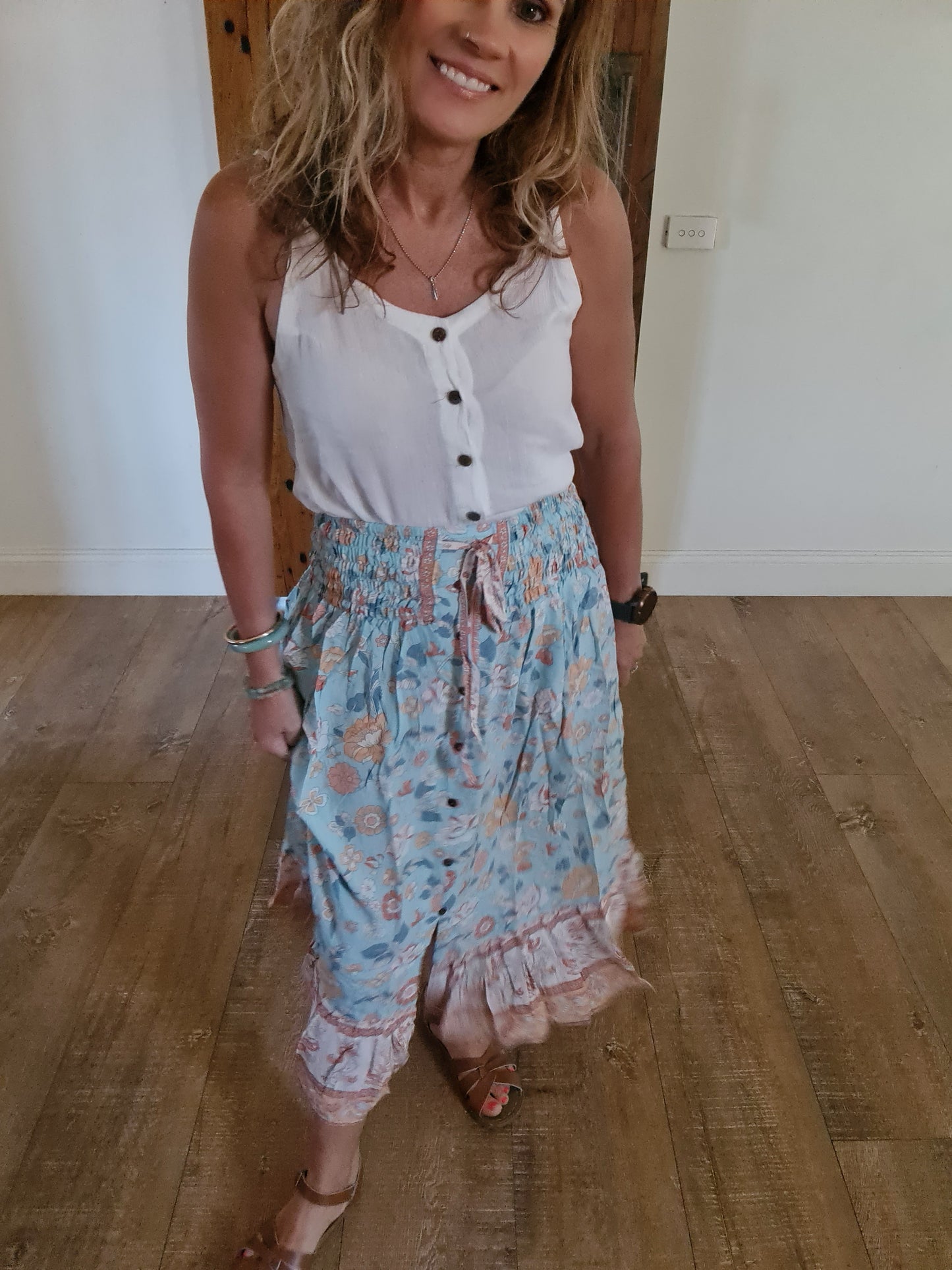 Rune Skirt Seafoam O/S