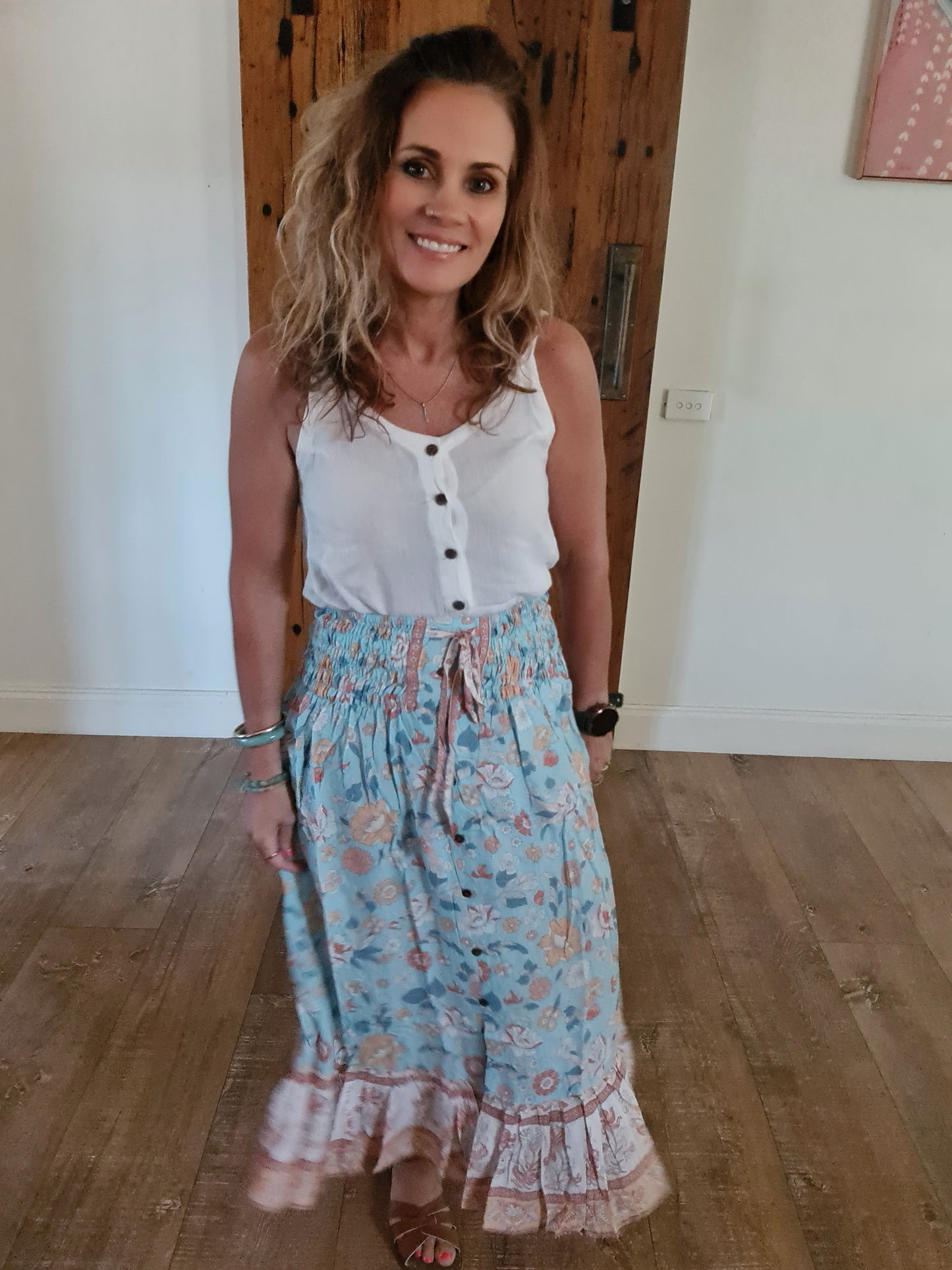 Rune Skirt Seafoam O/S