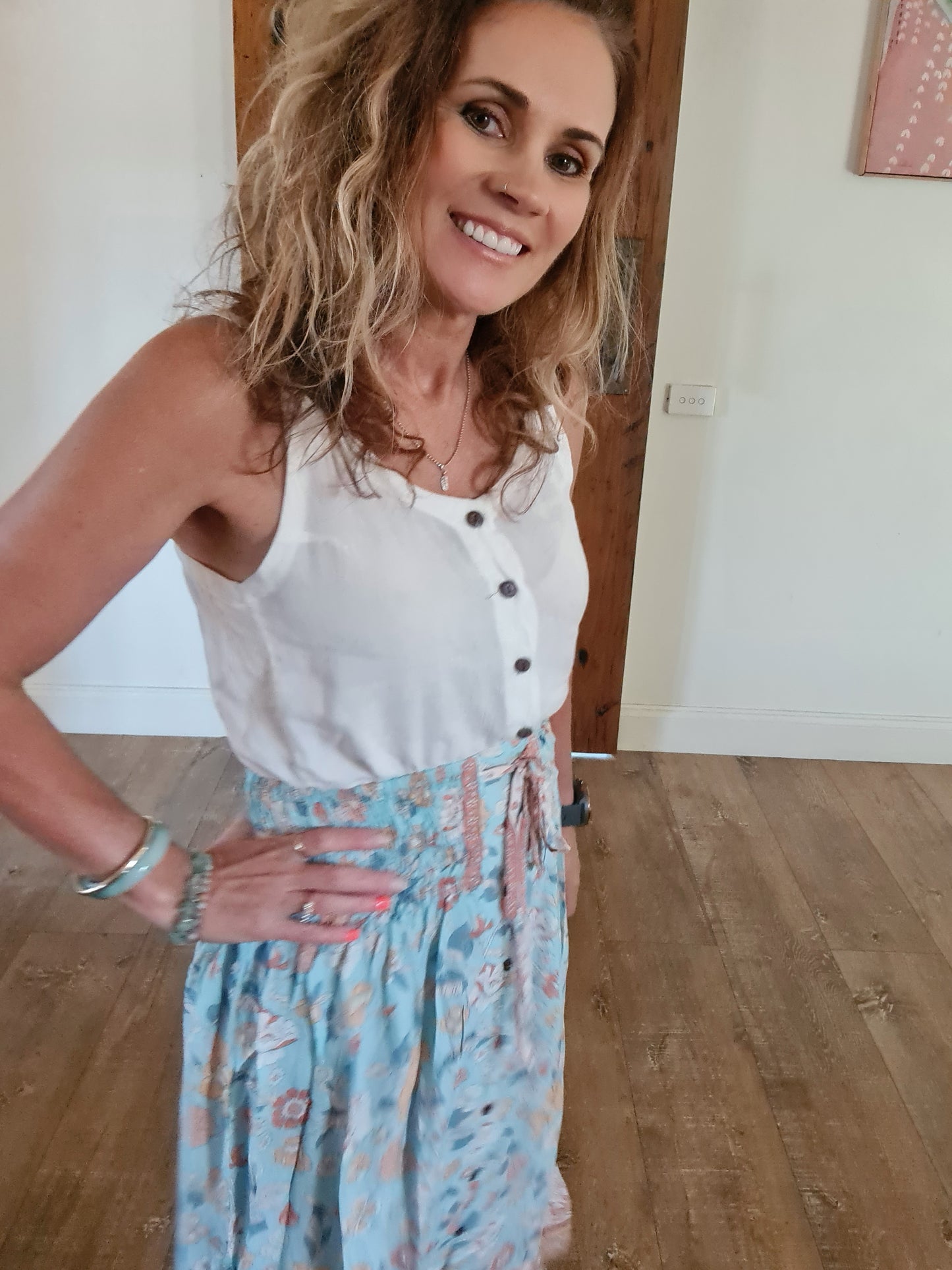 Rune Skirt Seafoam O/S