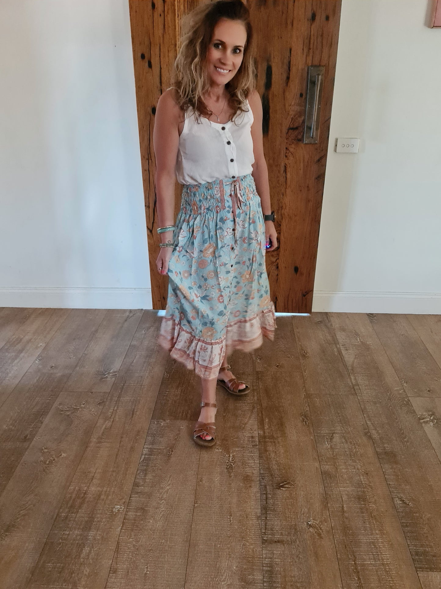 Rune Skirt Seafoam O/S