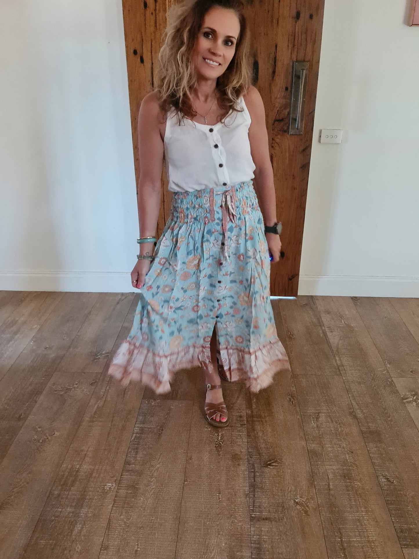 Rune Skirt Seafoam O/S