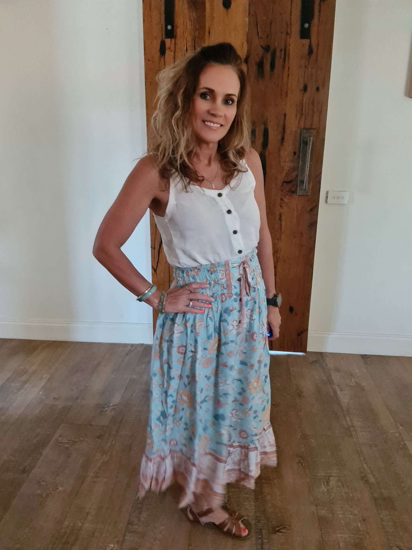 Rune Skirt Seafoam O/S