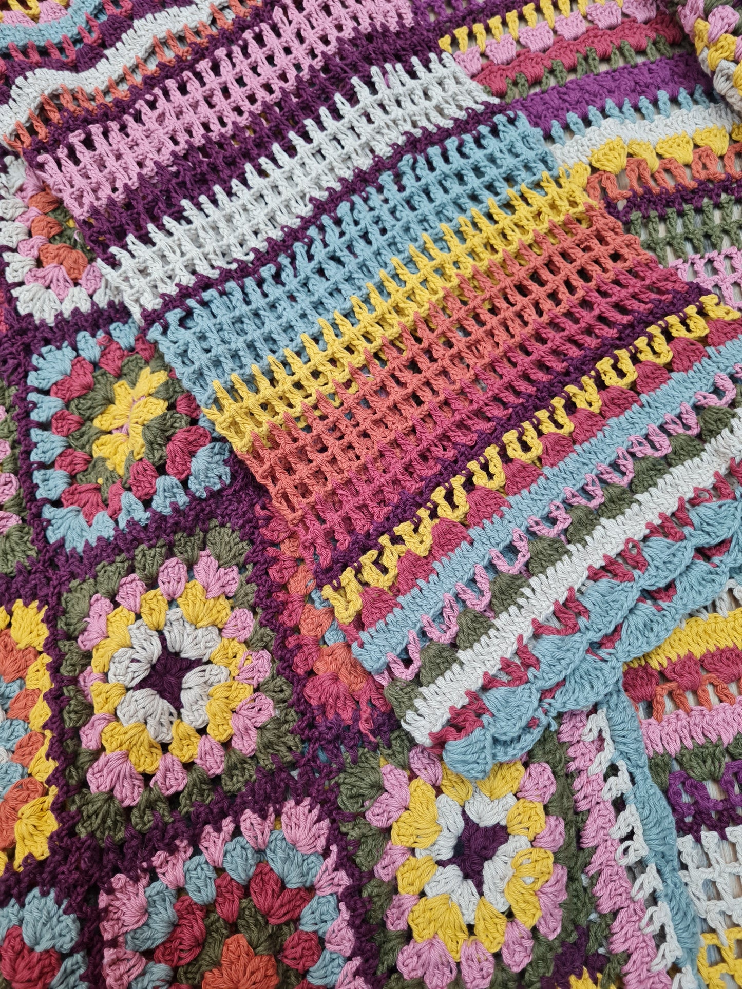 Saffron Long Crochet Jacket O/S