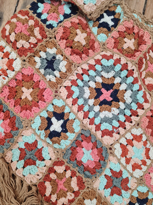 Daisy Crochet Poncho