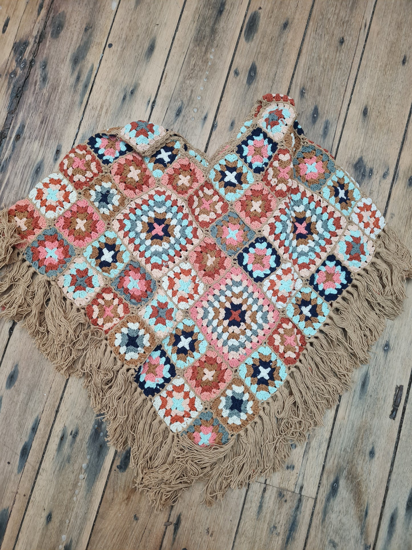 Daisy Crochet Poncho