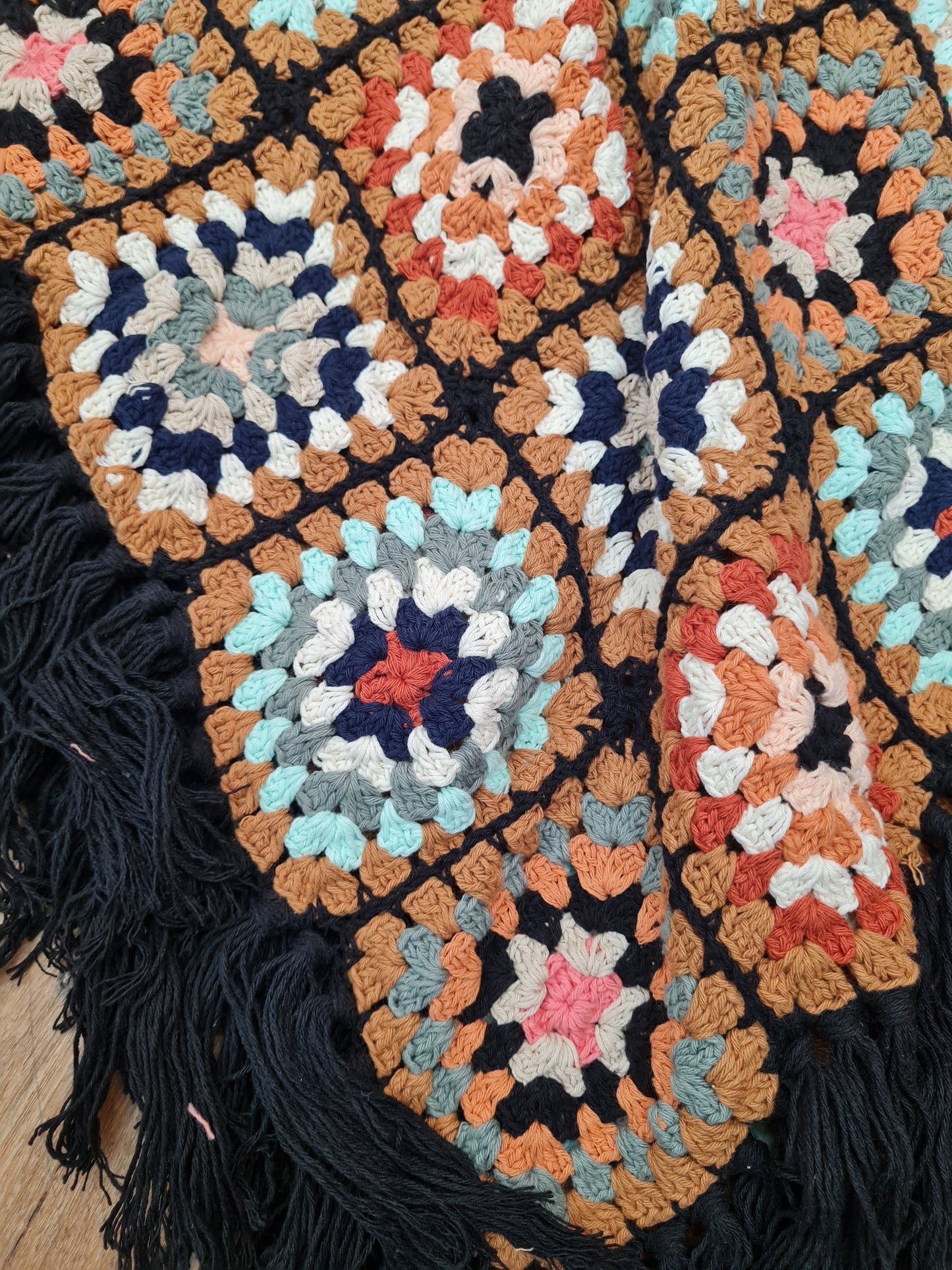 Daisy Crochet Poncho