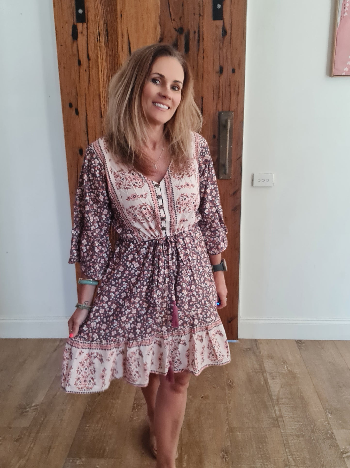 Bella Midi Dress Nomad O/S