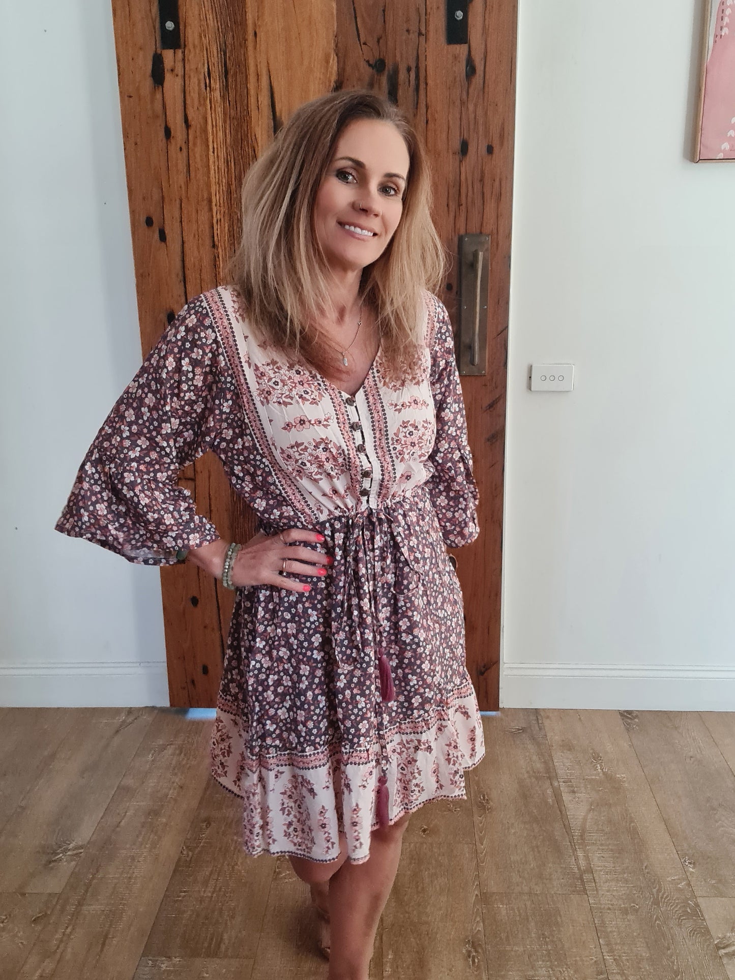 Bella Midi Dress Nomad O/S