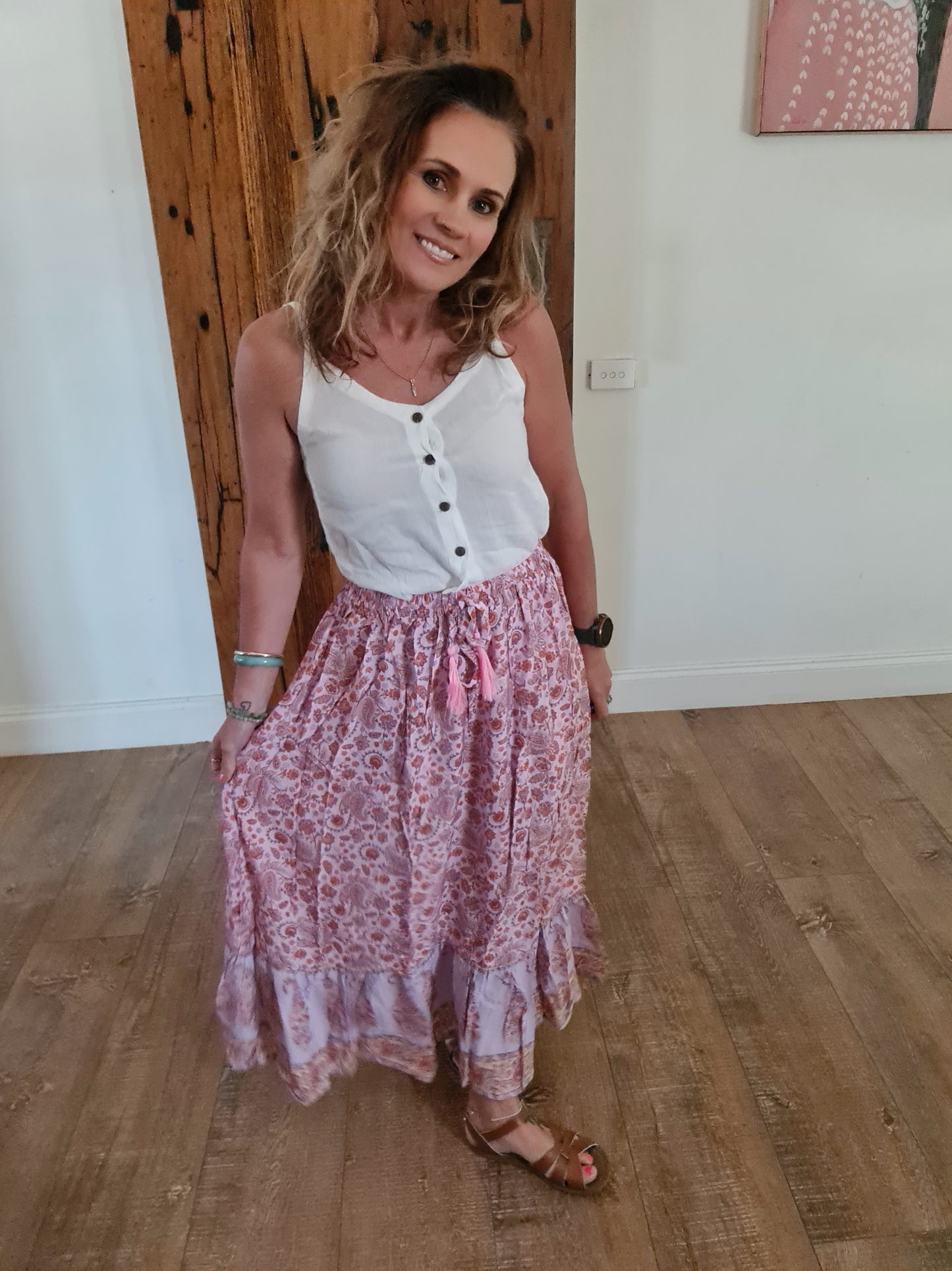 Gypsy Skirt Fairy Floss O/S