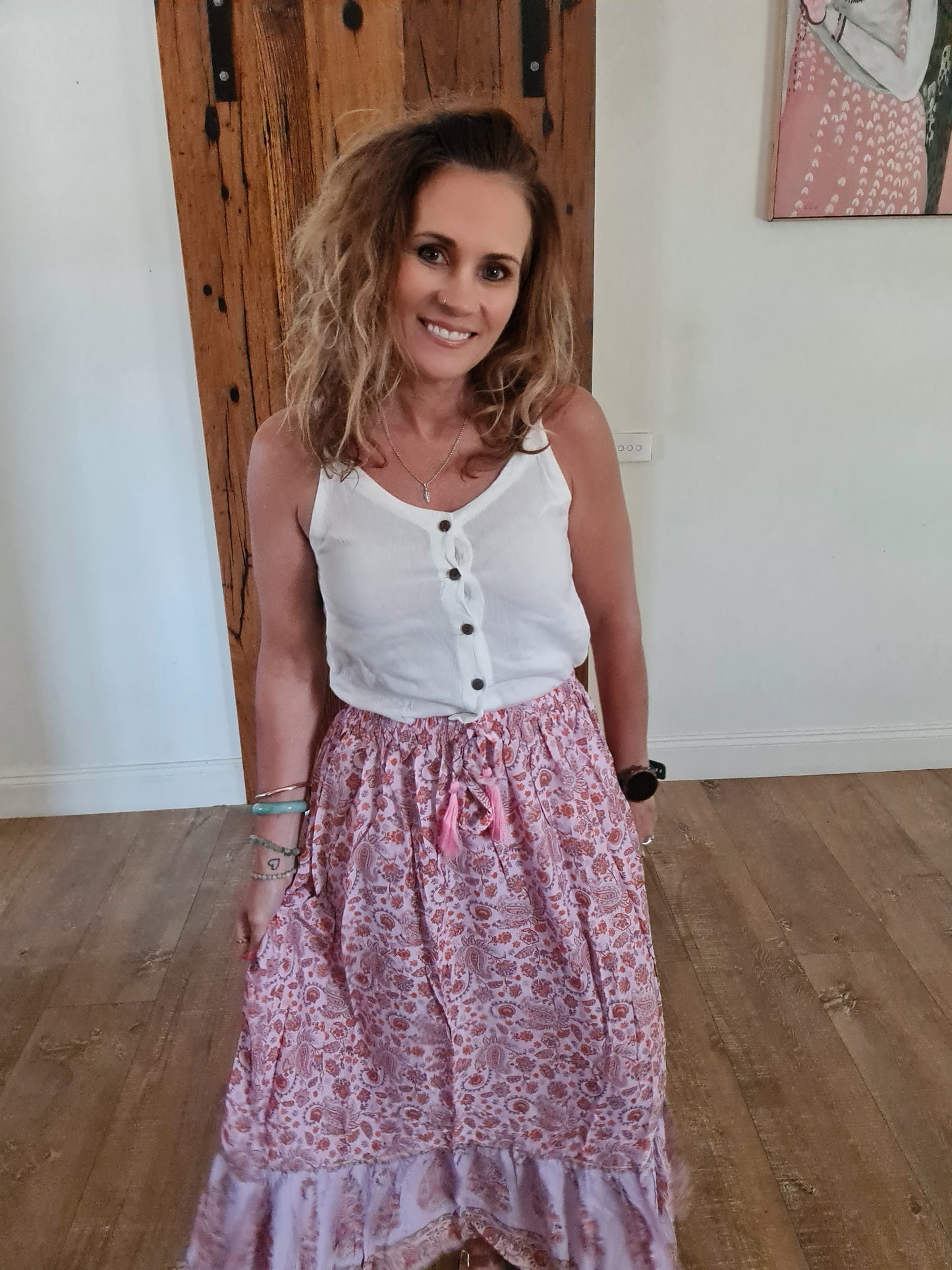 Gypsy Skirt Fairy Floss O/S