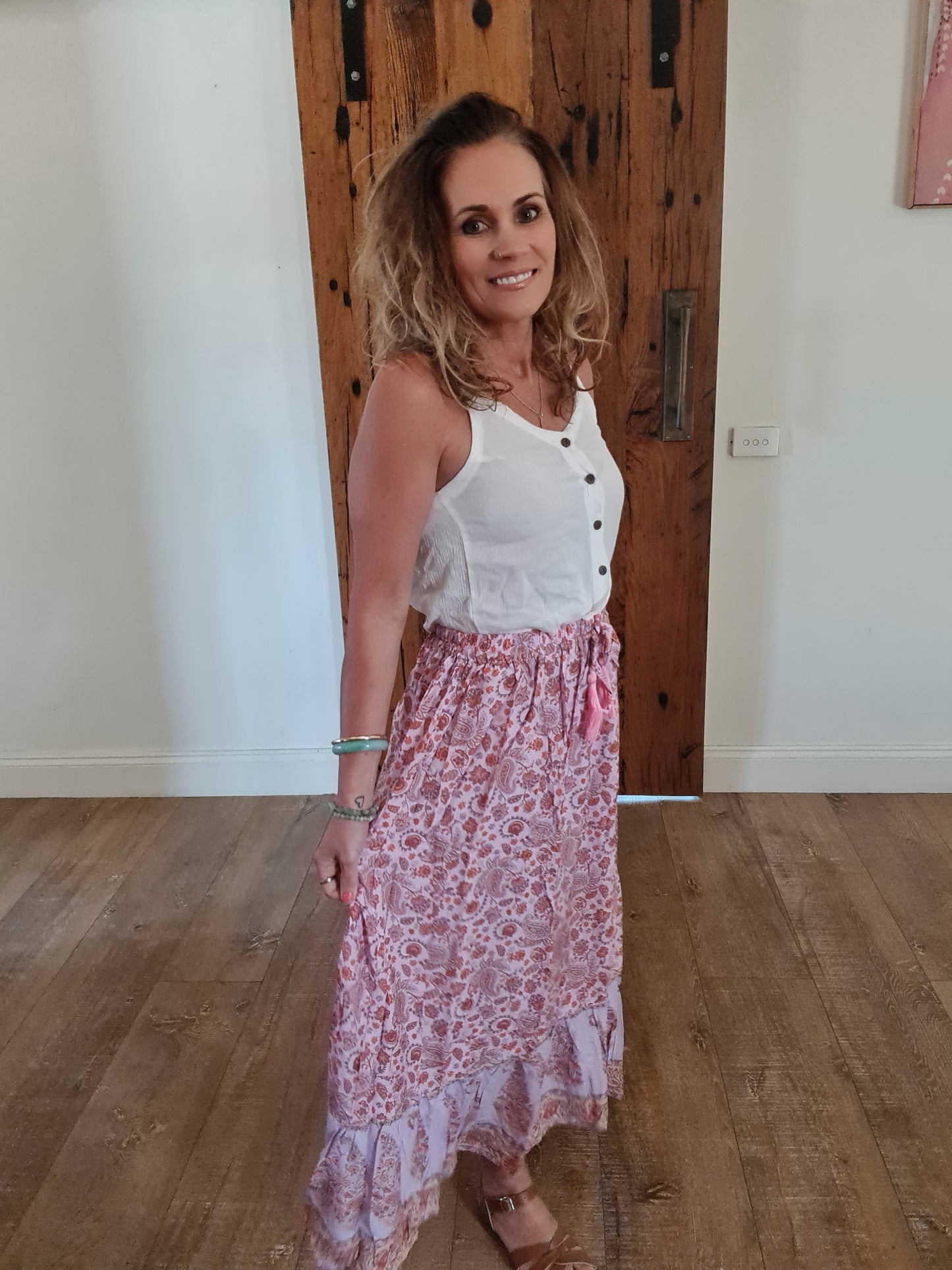 Gypsy Skirt Fairy Floss O/S