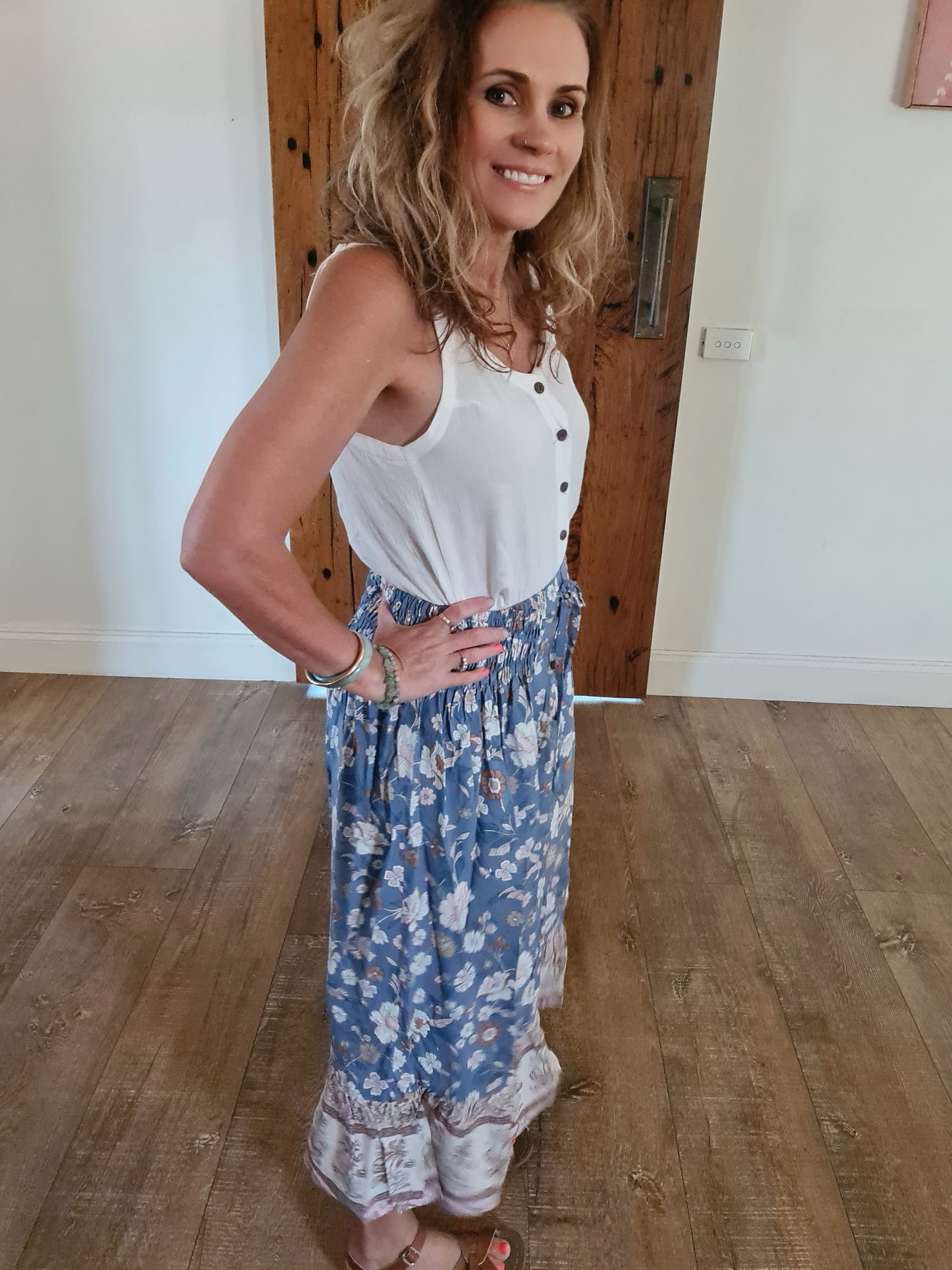 Rune Skirt Cornflower O/S