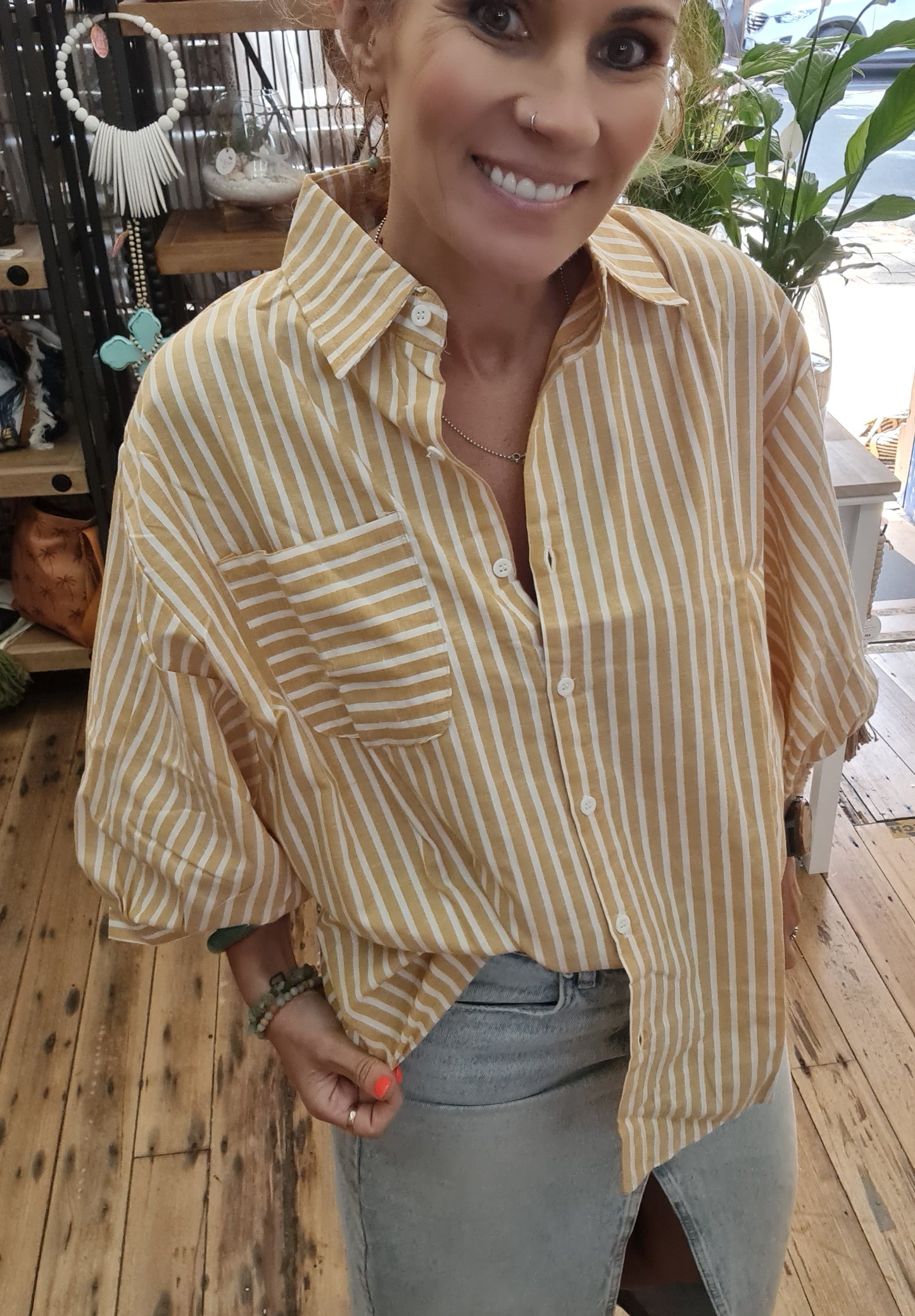Betty Balloon Sleeve Shirt O/S